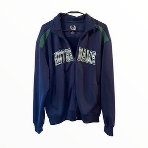 Notre Dame Full Zip Hoodie Vintage